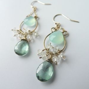 Handmade Ocean Mist Earrings
